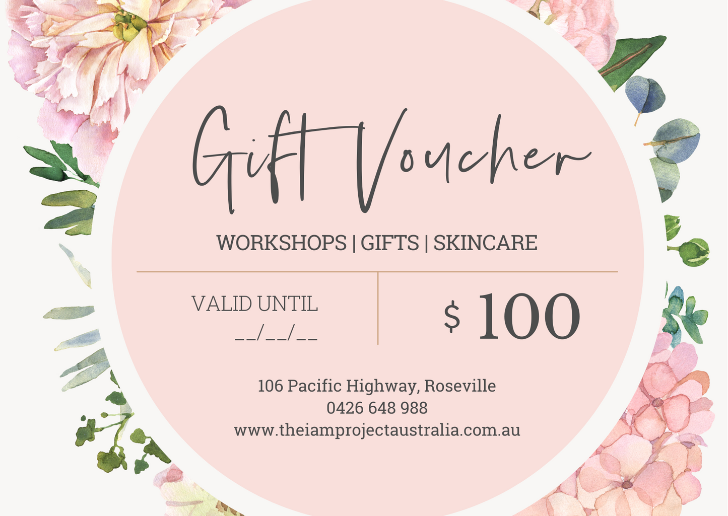 The I Am Project Gift Voucher