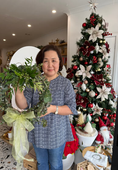 Christmas Wreath Making Workshop Class