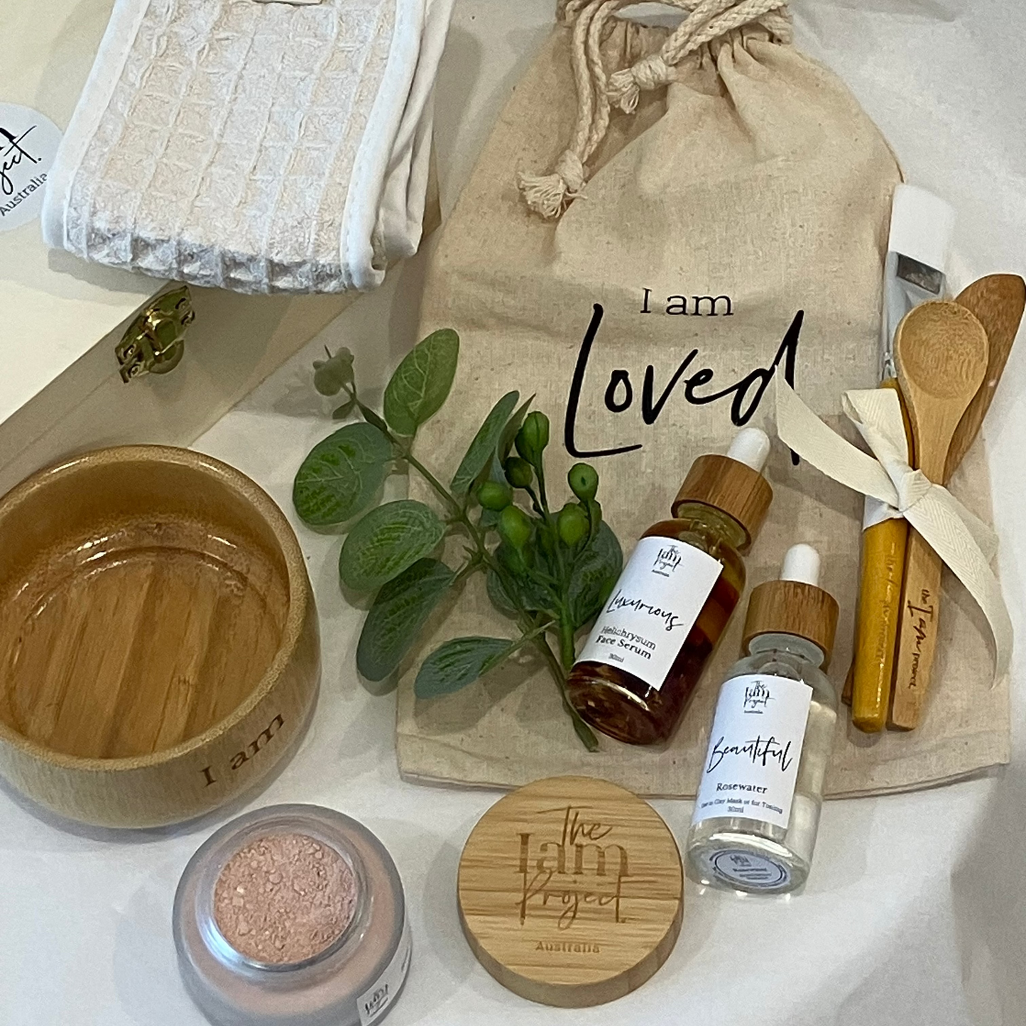 Deluxe Rose Clay Face Mask Facial Set