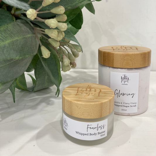 Beauty Gift Pack: Whipped Sugar Scrub and Silky Body Butter