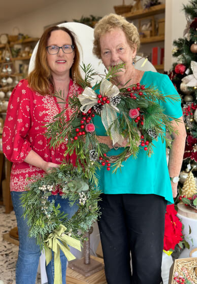 Christmas Wreath Making Workshop Class