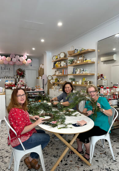 Christmas Wreath Making Workshop Class